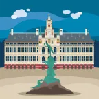 L'Hôtel de ville d'Anvers, en Belgique.