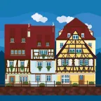 Fachwerkhäuser in Klein-Venedig an der Lauch in Colmar, Frankreich.