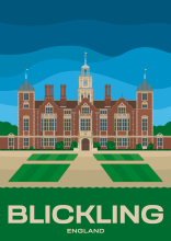 Blickling Hall, a stately home in Blickling in North Norfolk, England.