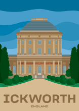 The rotunda of Ickworth Hall in the village of Ickworth, Sussex.