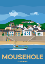 Mousehole The harbourside of Mousehole, a small seaside town in Cornwall, England.