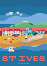 St Ives The harbour of St Ives in Cornwall, England.