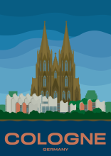 The Cathedral Church of Saint Peter also known as Cologne Cathedral.