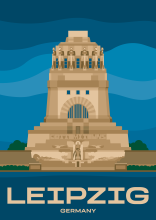 The 91 metres tall Monument to the Battle of the Nations in Leipzig, Germany.