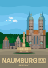 Naumburg Cathedral, a UNESCO World Heritage Site, in the town of Naumburg in Saxony-Anhalt, Germany.