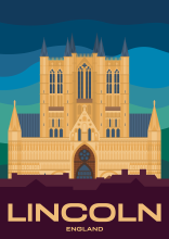 Lincoln Cathedral also known as The Cathedral Church of St. Mary in Lincoln, England.