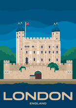 The UNESCO World Heritage Site Tower of London, in London, England.