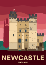 The Castle Keep in Newcastle upon Tyne, England.