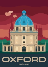The Radcliffe Camera, a building of Oxford University in Oxford, England.