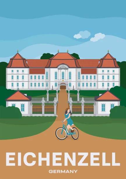 The baroque Fasanerie Palace in Eichenzell in Hesse, Germany.