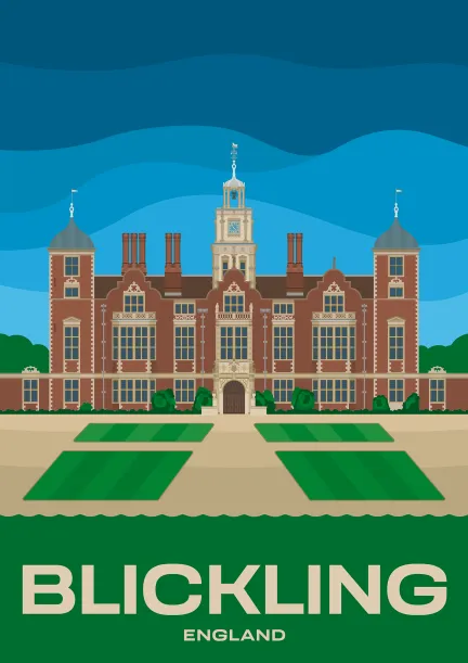 Blickling Hall, a stately home in Blickling in North Norfolk, England.